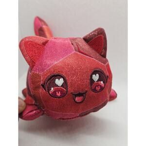 Aphmau MeeMeows Mystery Plush Litter 4 Ruby Cat NEW Retired Bright Red